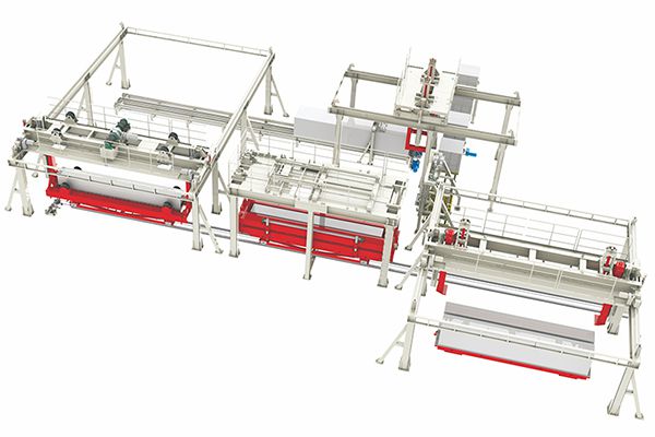 Section d'emballage entièrement automatique du BCA